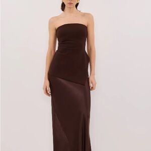 DISSH Luke Choc Longline Bandeau Top Small